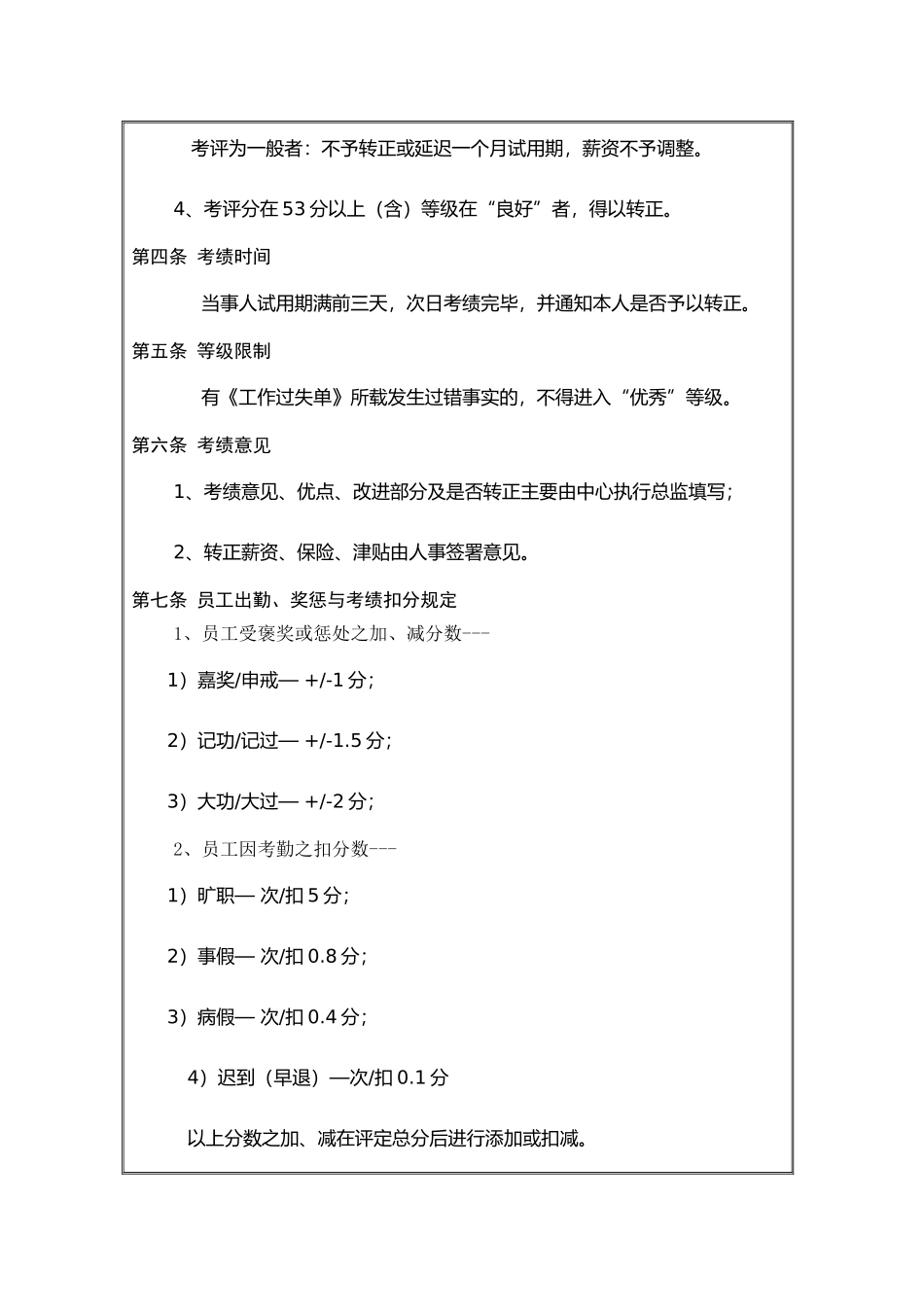 人事制度---试用期考核管理办法_第3页