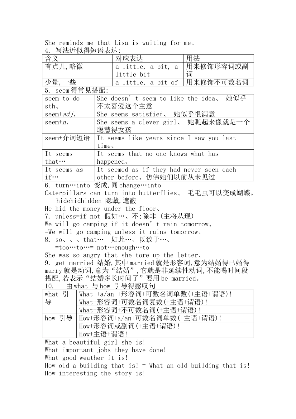 人教版八年级英语下册第六单元知识点_第2页