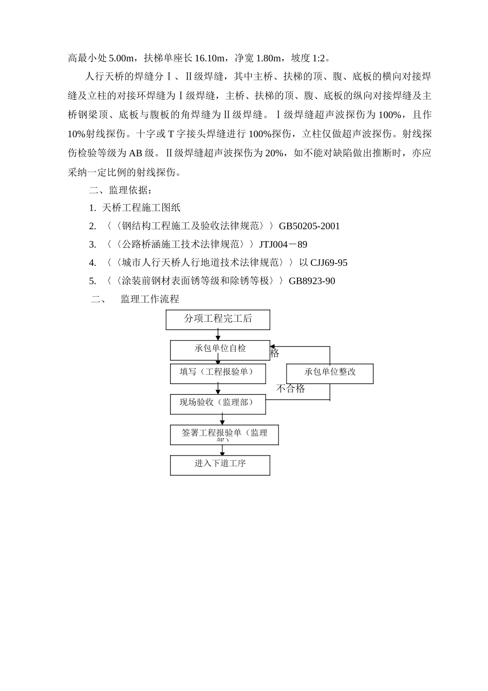 人行天桥钢结构监理细则_第2页