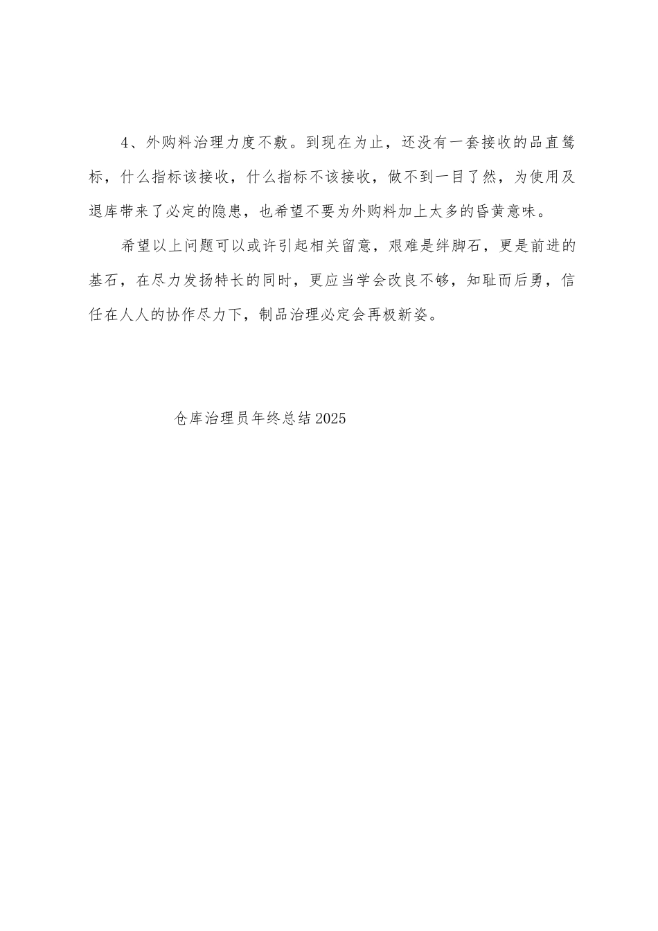 仓库治理员年终总结2025年_第3页