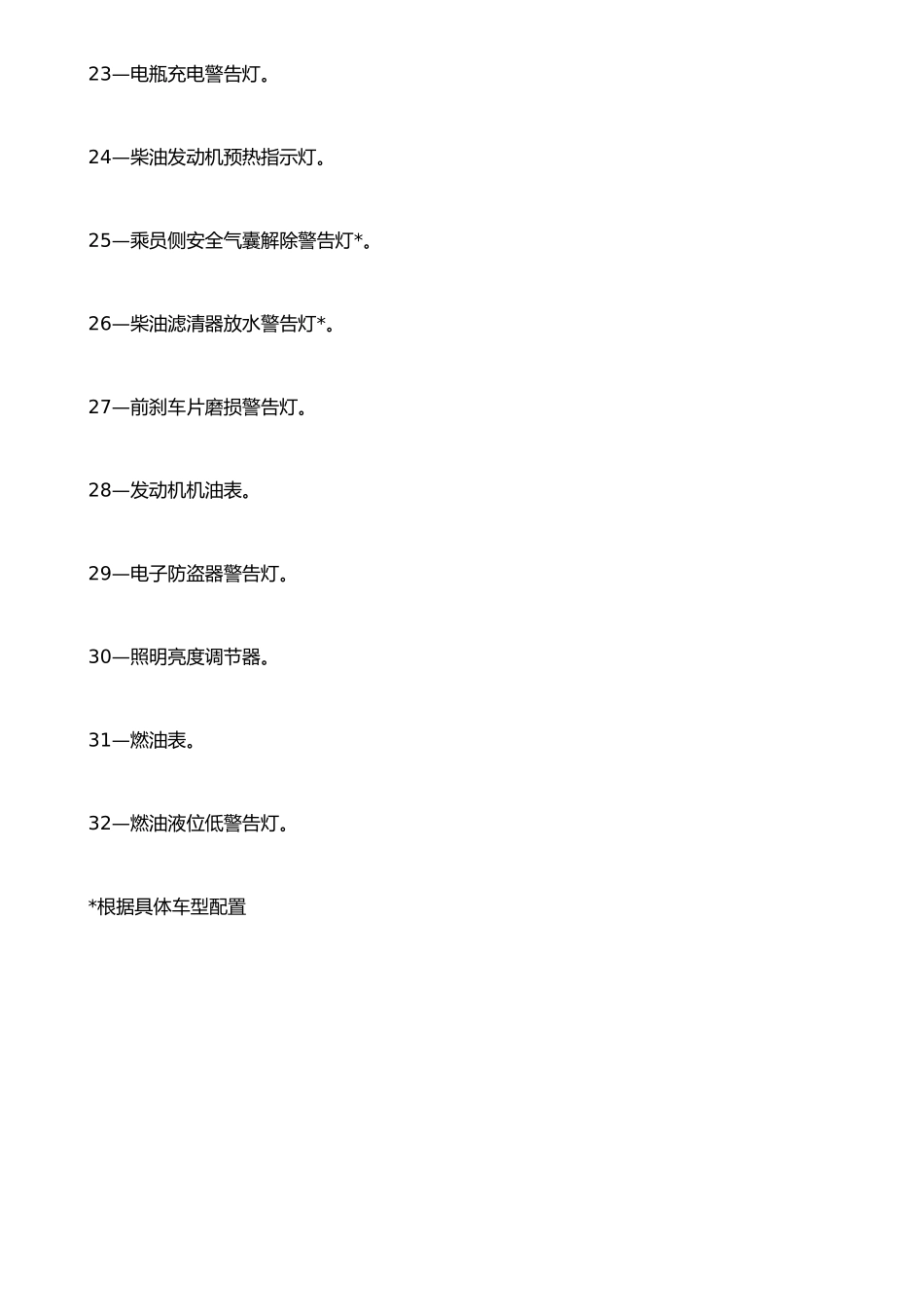 仪表板上的仪表盘和指示灯_第3页