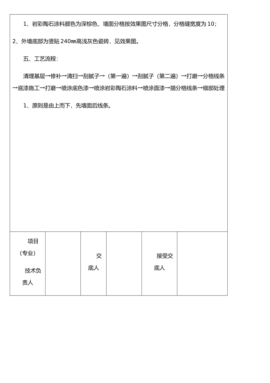仿石漆施工技术交底_第3页