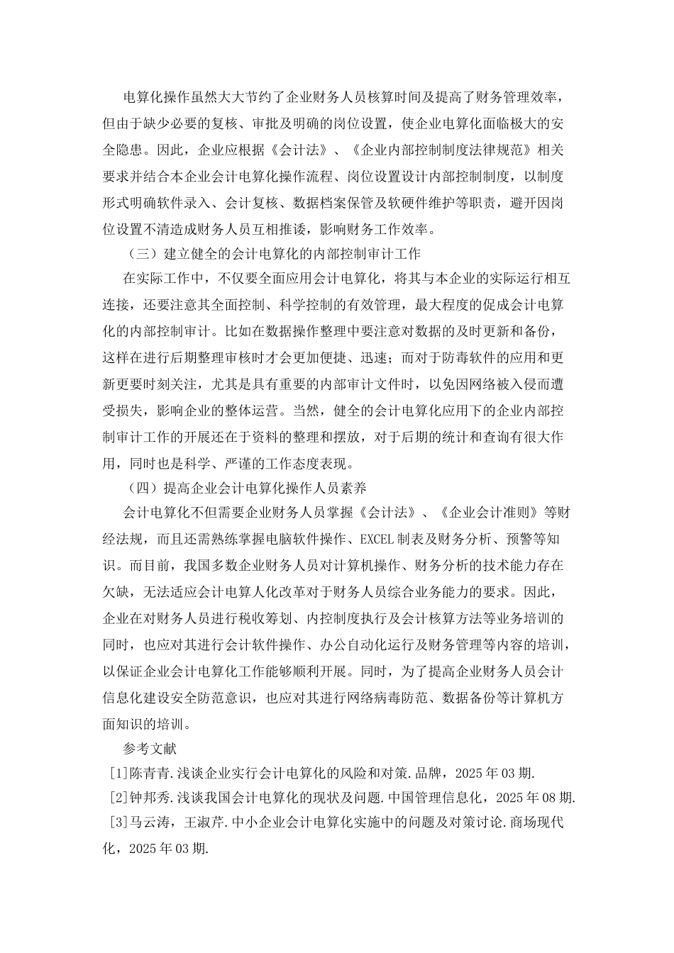 企业会计电算化的风险防范_第3页