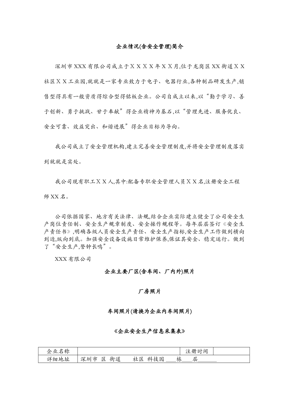 企业安全档案模板_第3页