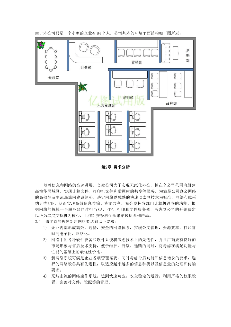 企业网络组建方案范文_第3页