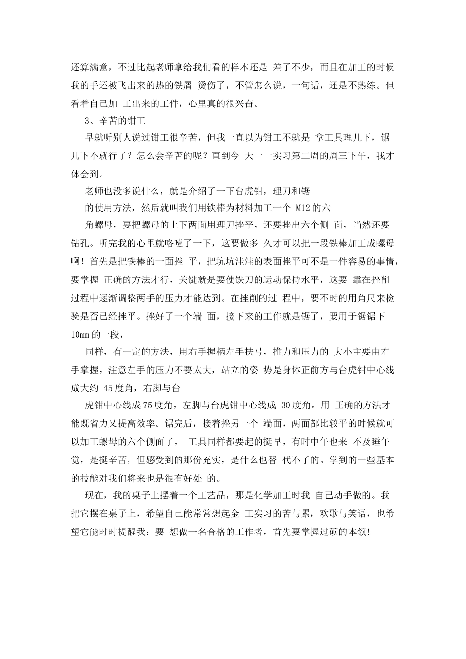 优秀暑假实习报告_第3页