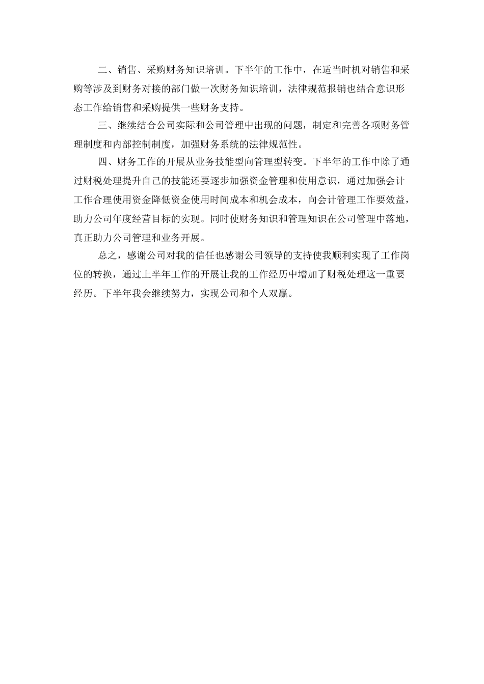 会计上半年个人工作总结_第2页