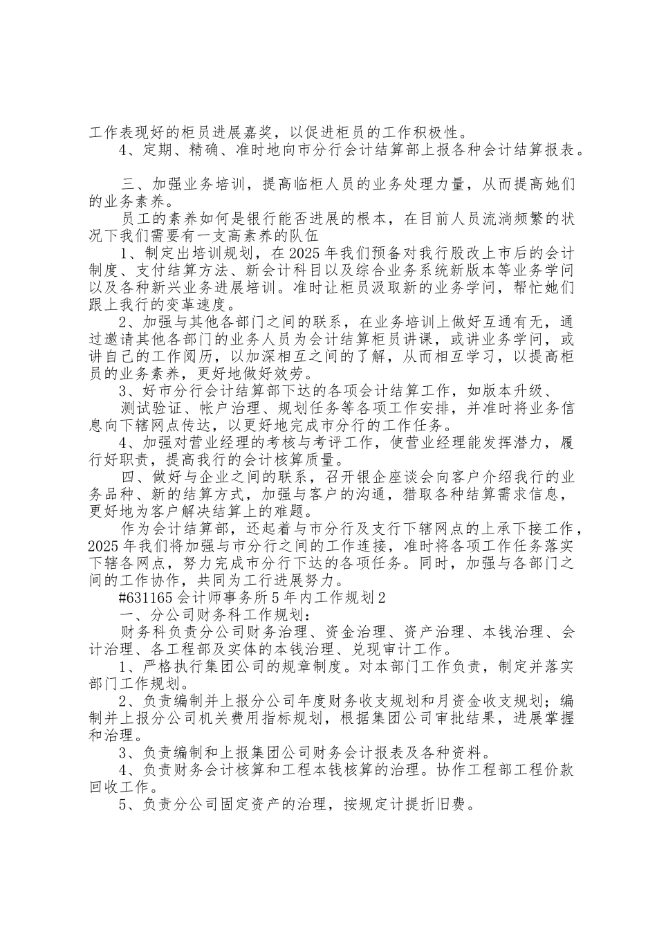 会计师事务所5年内个人工作计划5篇_第2页