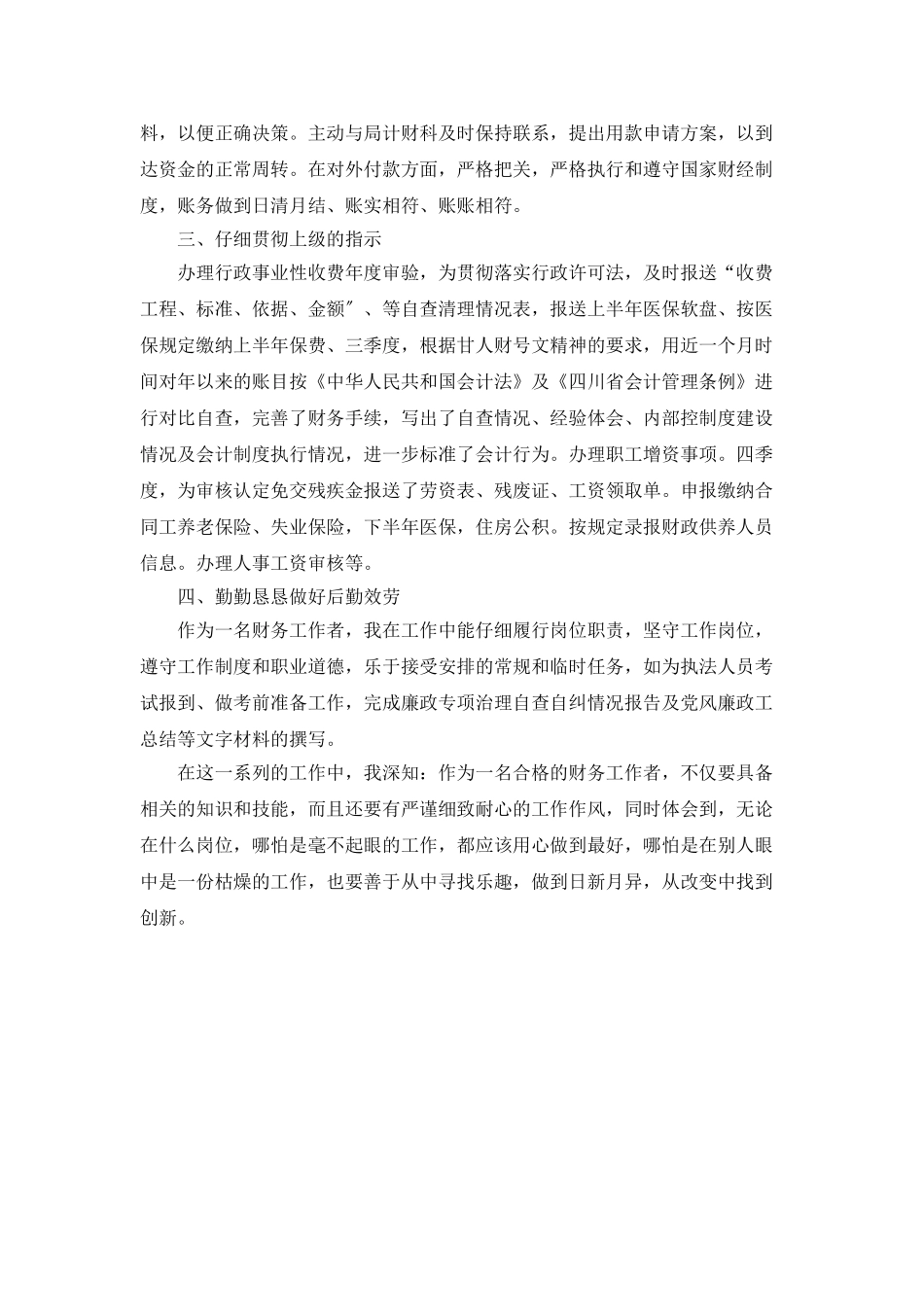 会计师工作个人总结范文_第2页