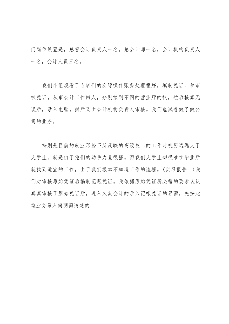 会计电算化实训报告_第2页