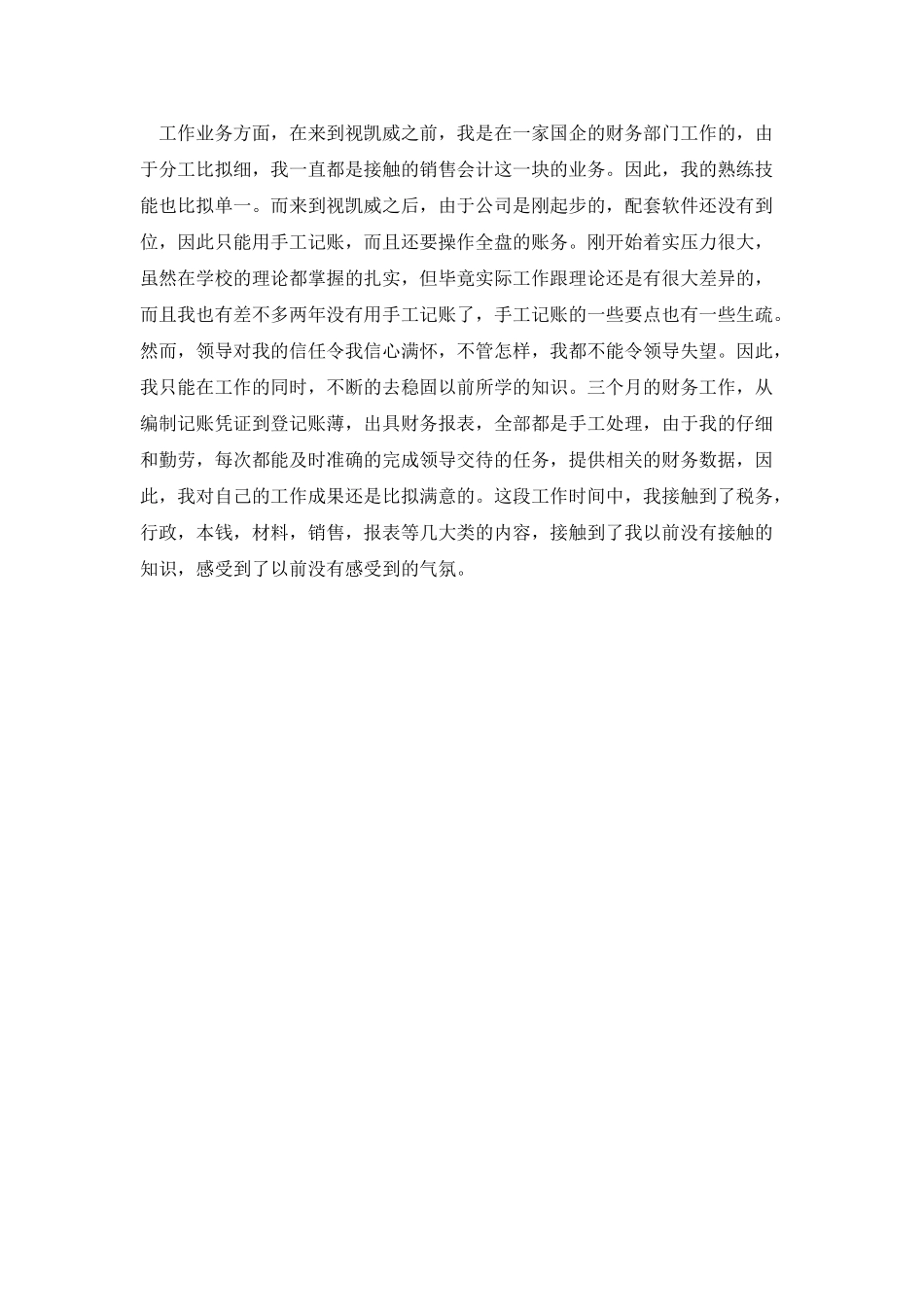 会计试用期个人工作总结4_第2页