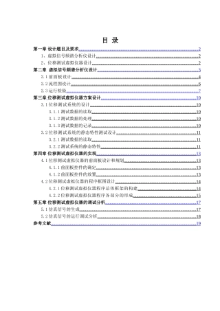 位移测试虚拟仪器设计