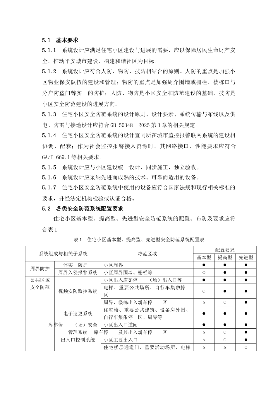 住宅小区安全防范系统通用技术要求_第3页