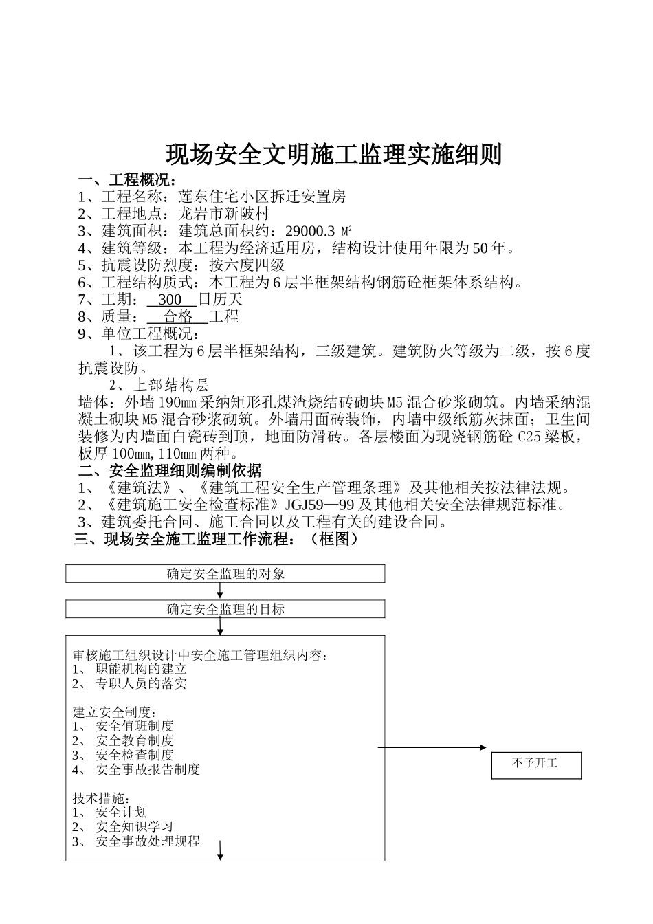 住宅小区拆迁安置房工程安全文明施工监理实施细则_第2页