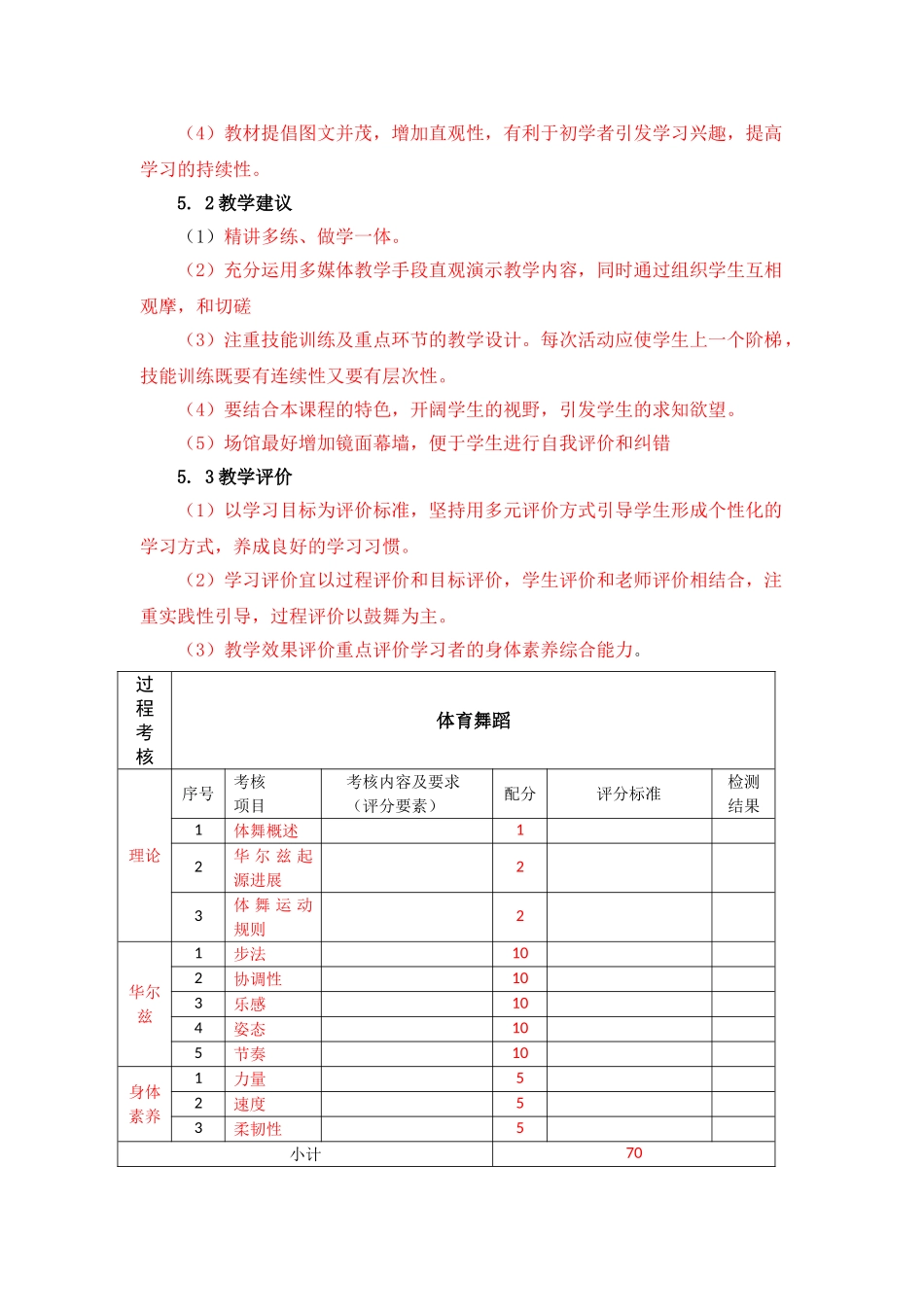 体育舞蹈整体教学设计_第3页