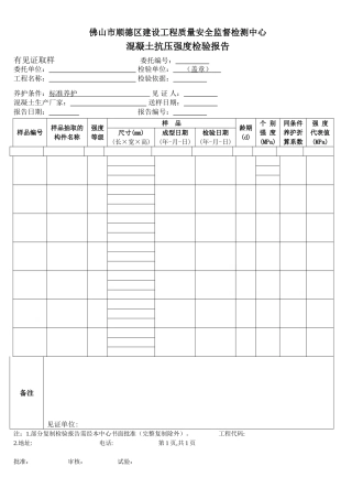 佛山市顺德区建设工程质量安全监督检测中心