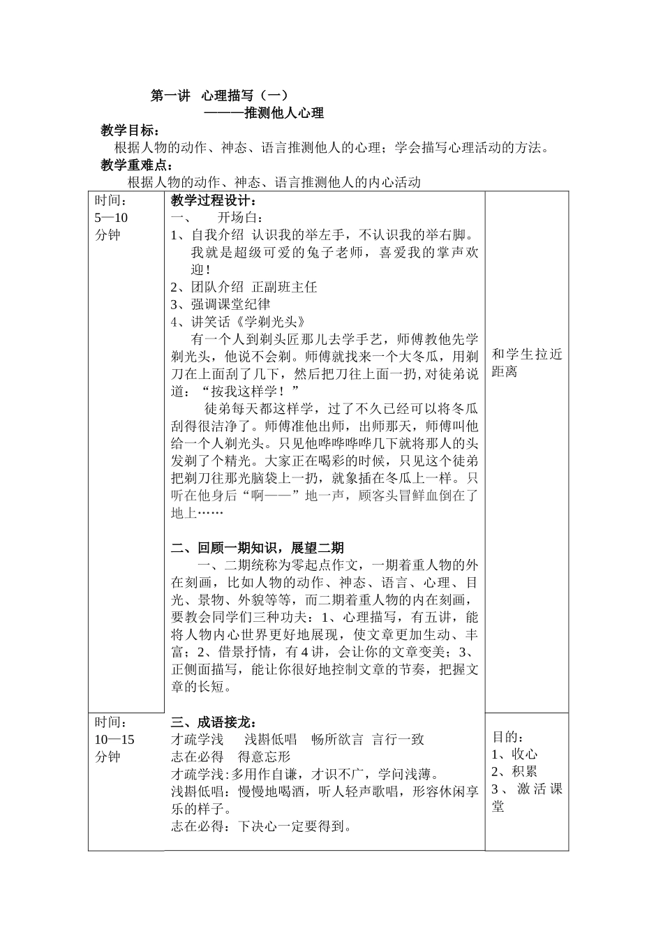 作文二期第一讲 推测他人心理_第1页