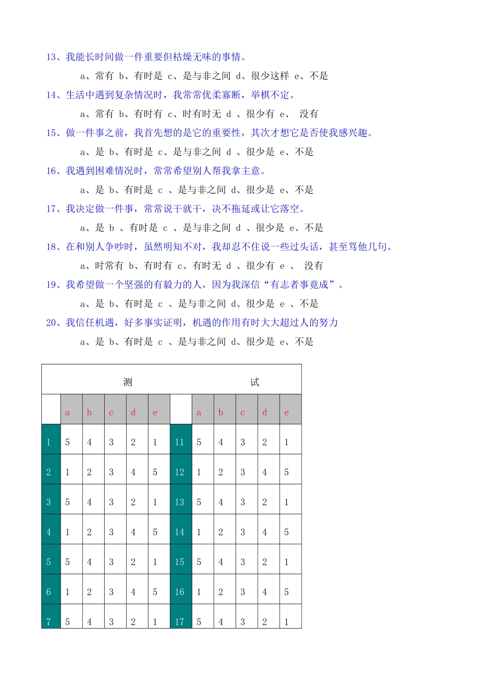 你的意志坚强吗_第2页