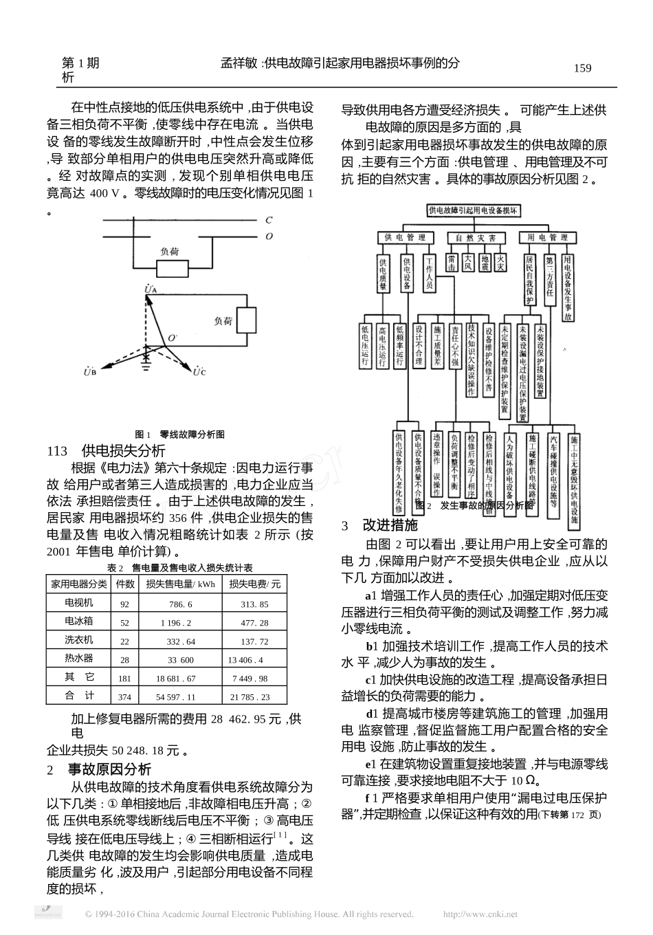 供电故障引起家用电器损坏事例的分析_第2页