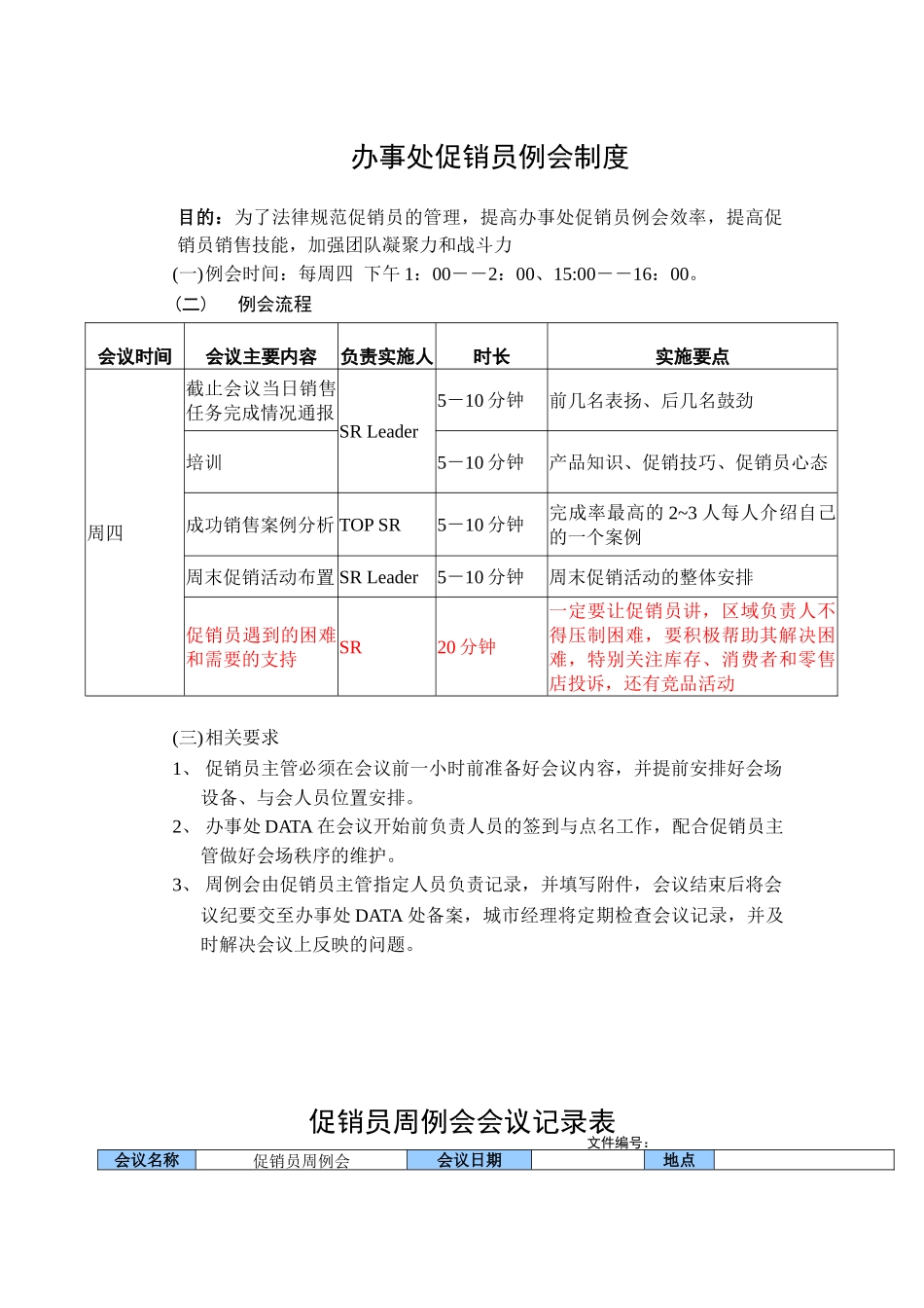 促销员例会制度_第1页