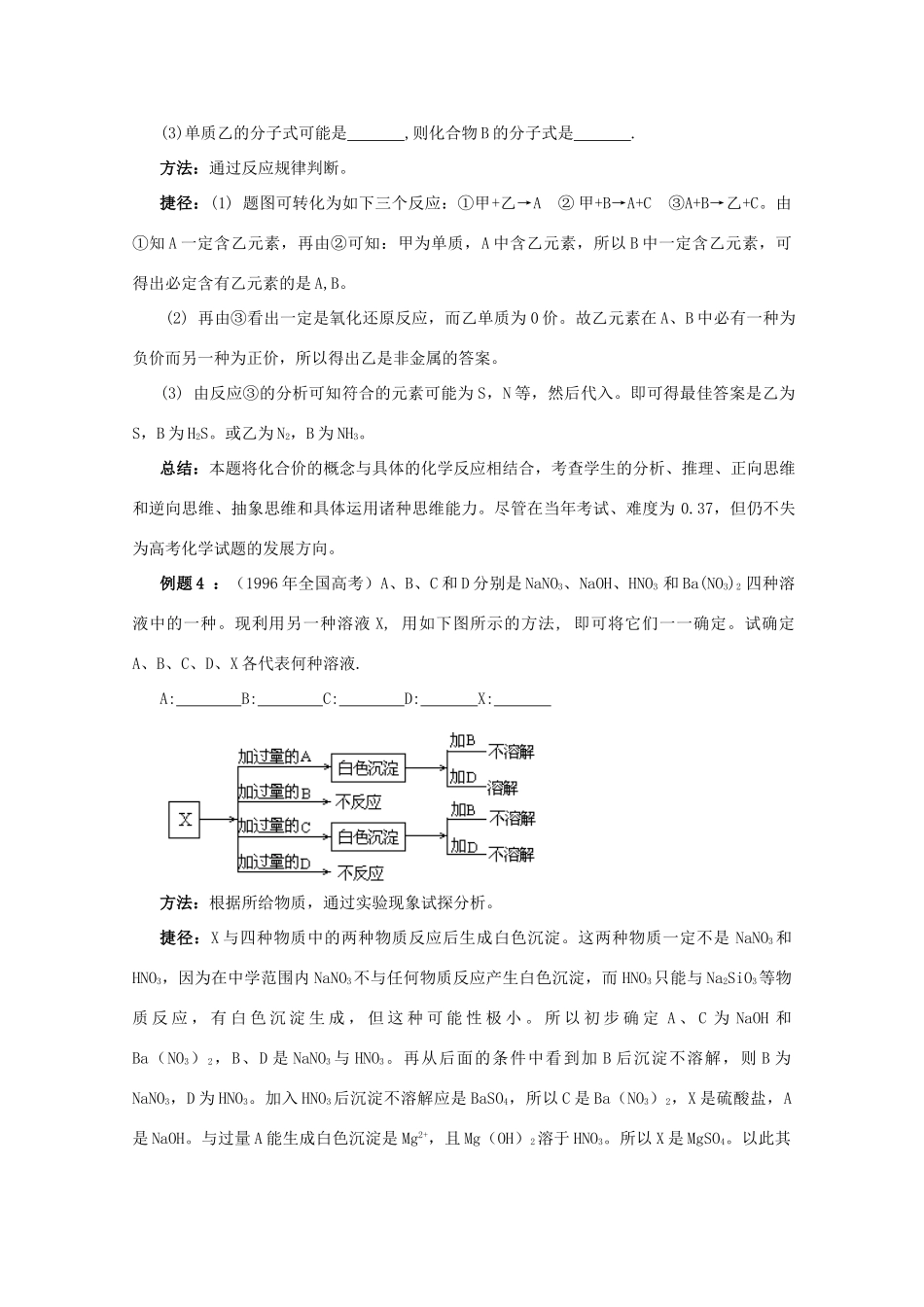 高三化学 解题技巧与应试策略系列16_第3页