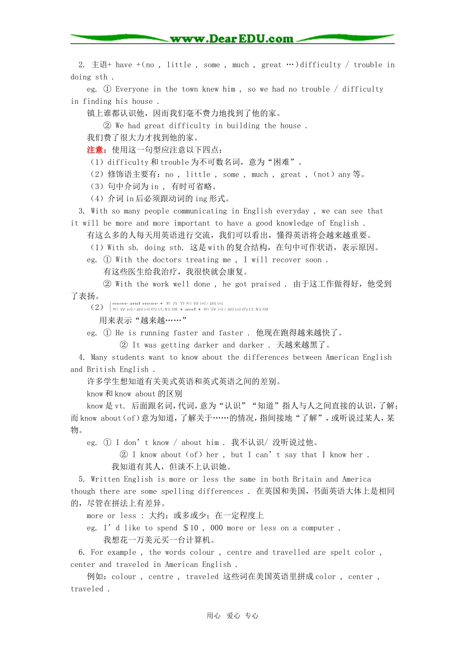 高一英语Unit 2 English around the world人教版知识精讲_第2页