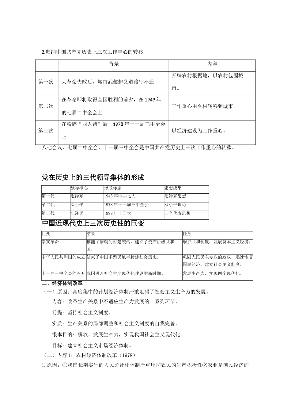 高三历史 从计划经济到市场经济素材 新人教版_第2页