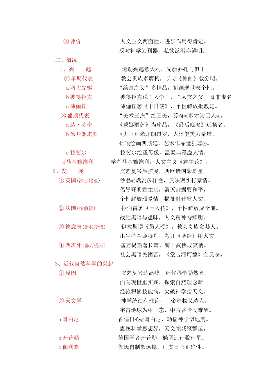 高三历史：世界 近代史速成歌诀（精华版） 素材 旧人教版_第3页