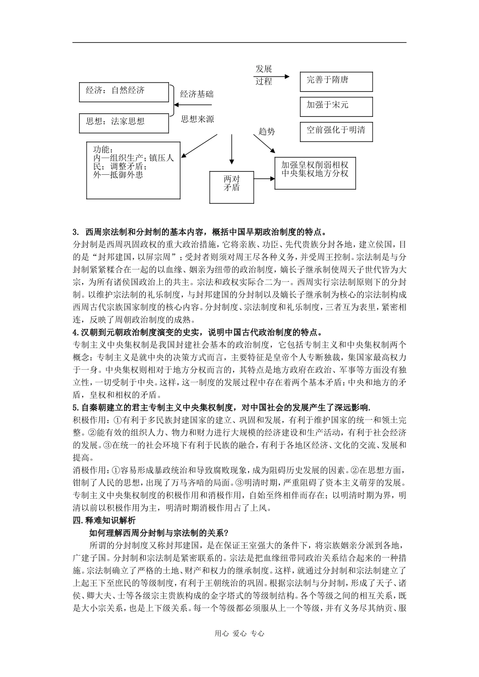 高三历史复习教案：2010届一轮复习精选复习资料（必修）_第3页