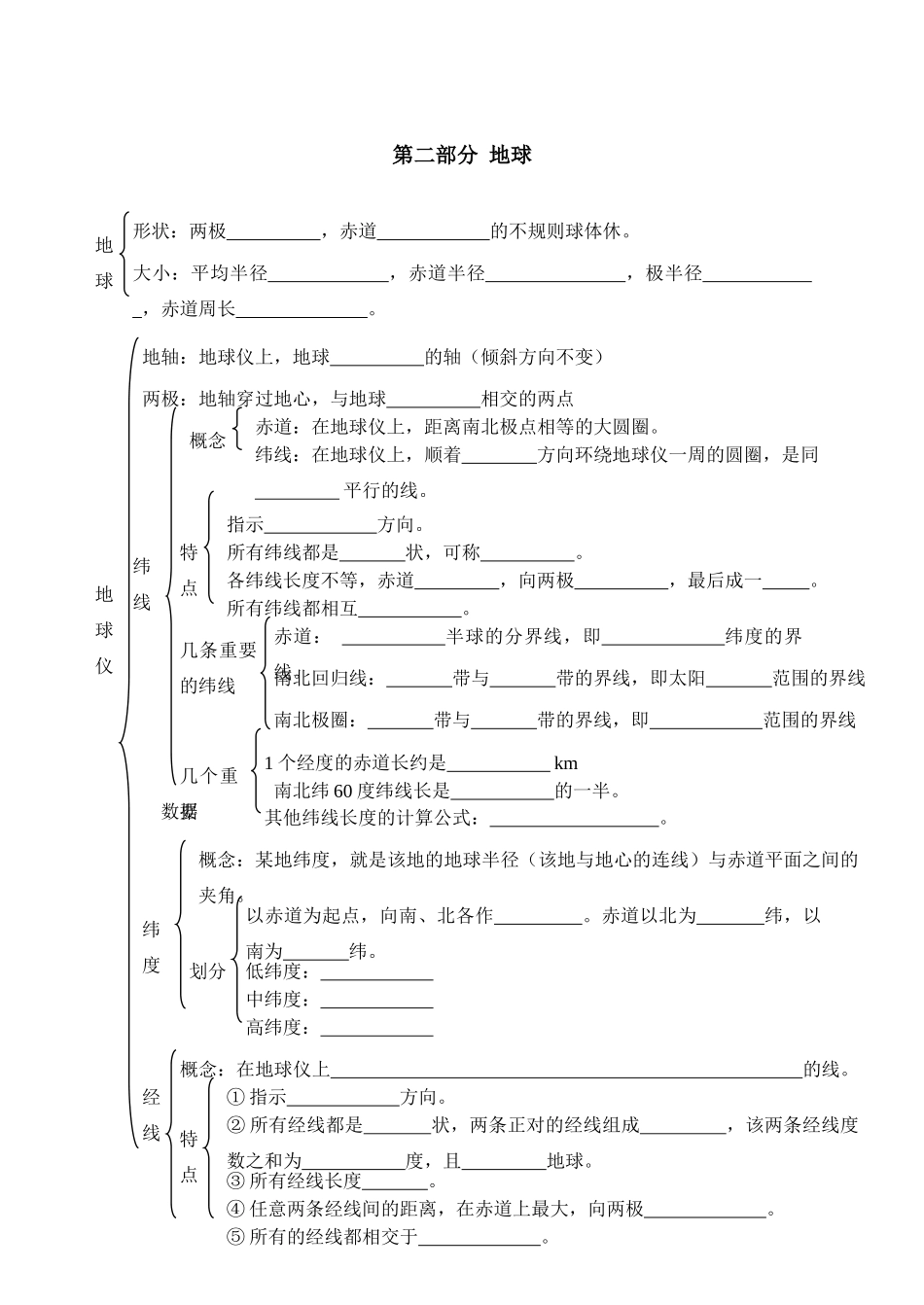 高三地理复习学案（必修课部分）_第3页