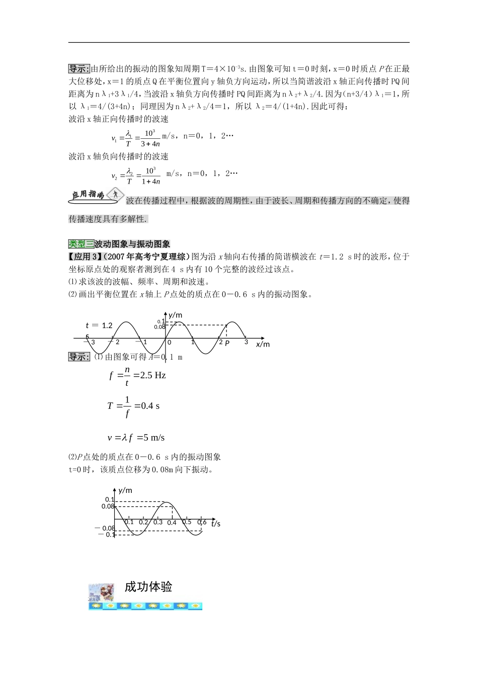 高三物理第一轮复习 14-6单元知识总结学案 新人教版_第3页