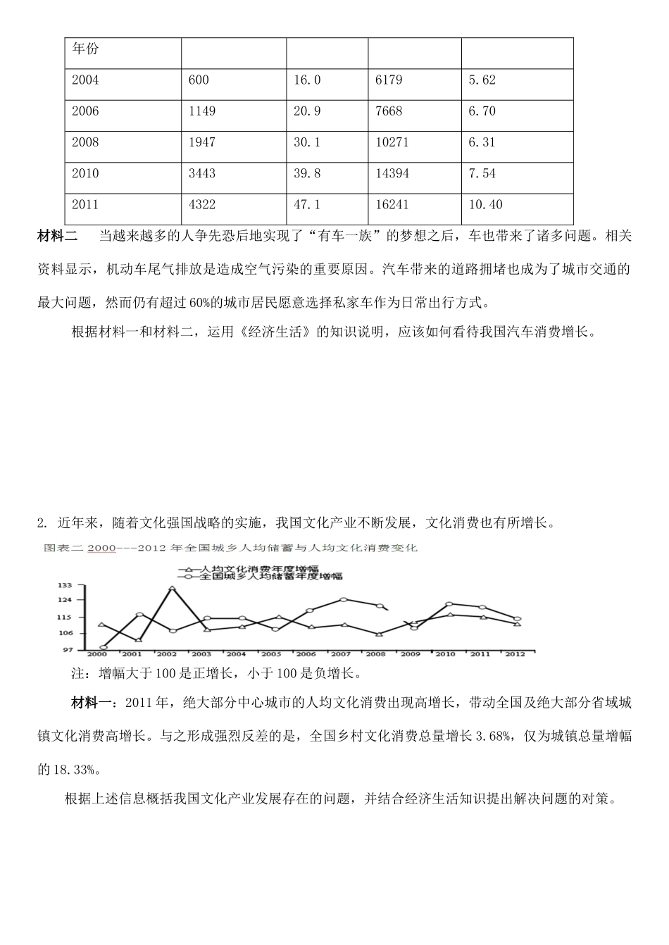 高三政治 经济生活 第3课 多彩的消费学案-人教版高三全册政治学案_第3页