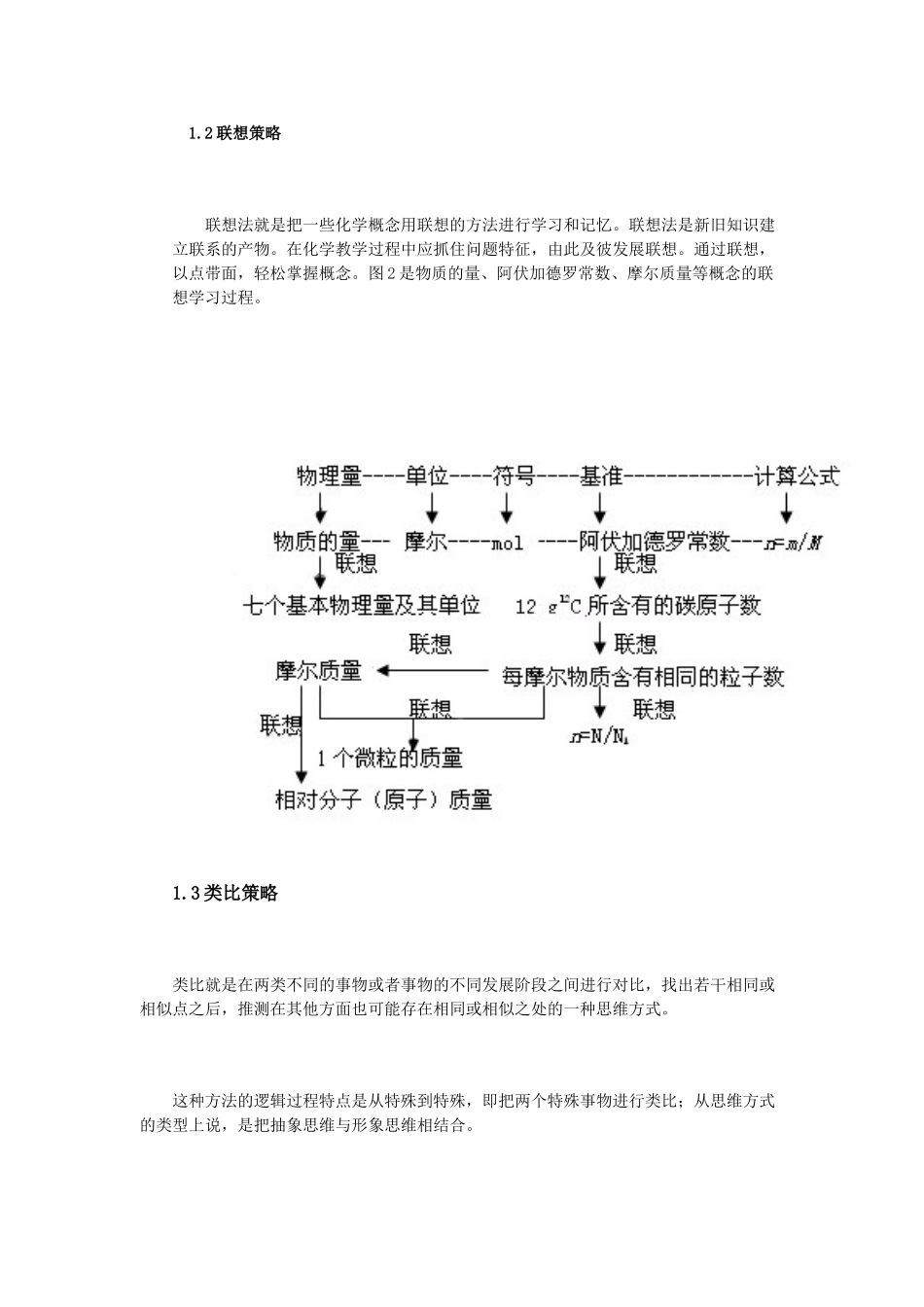 高中化学 1.2《化学计量在实验中的应用》素材（1） 新人教版必修1_第2页