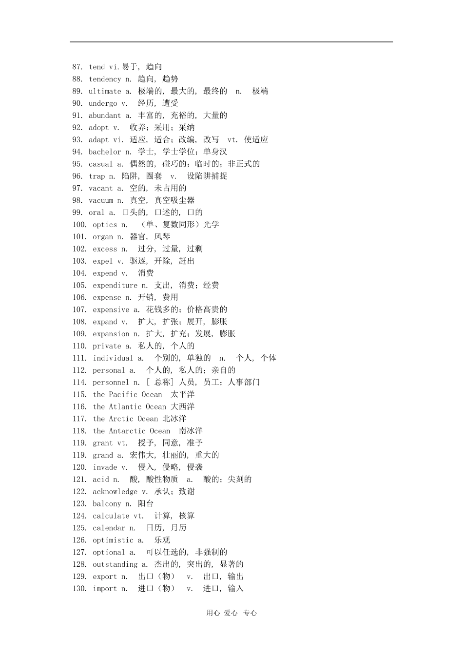 高三英语素材：高考阅读高频难词300个 新人教版_第3页