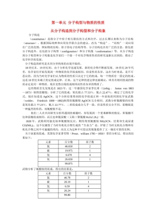 高中化学 4.1《分子构型与物质的性质》素材 苏教版选修3