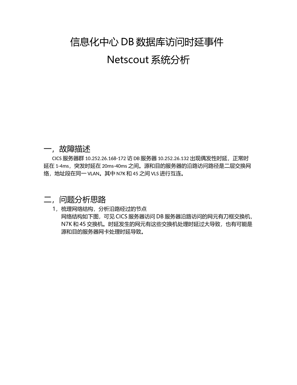 信息化中心突发时延分析系统说明v1.5_第1页