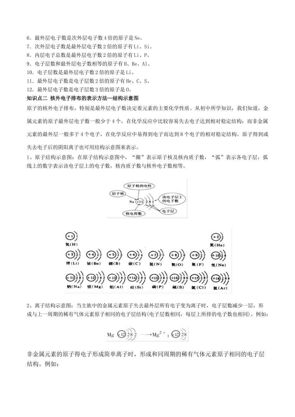 高中化学 专题02 原子结构教学案（含解析）-人教版高中全册化学教学案_第3页