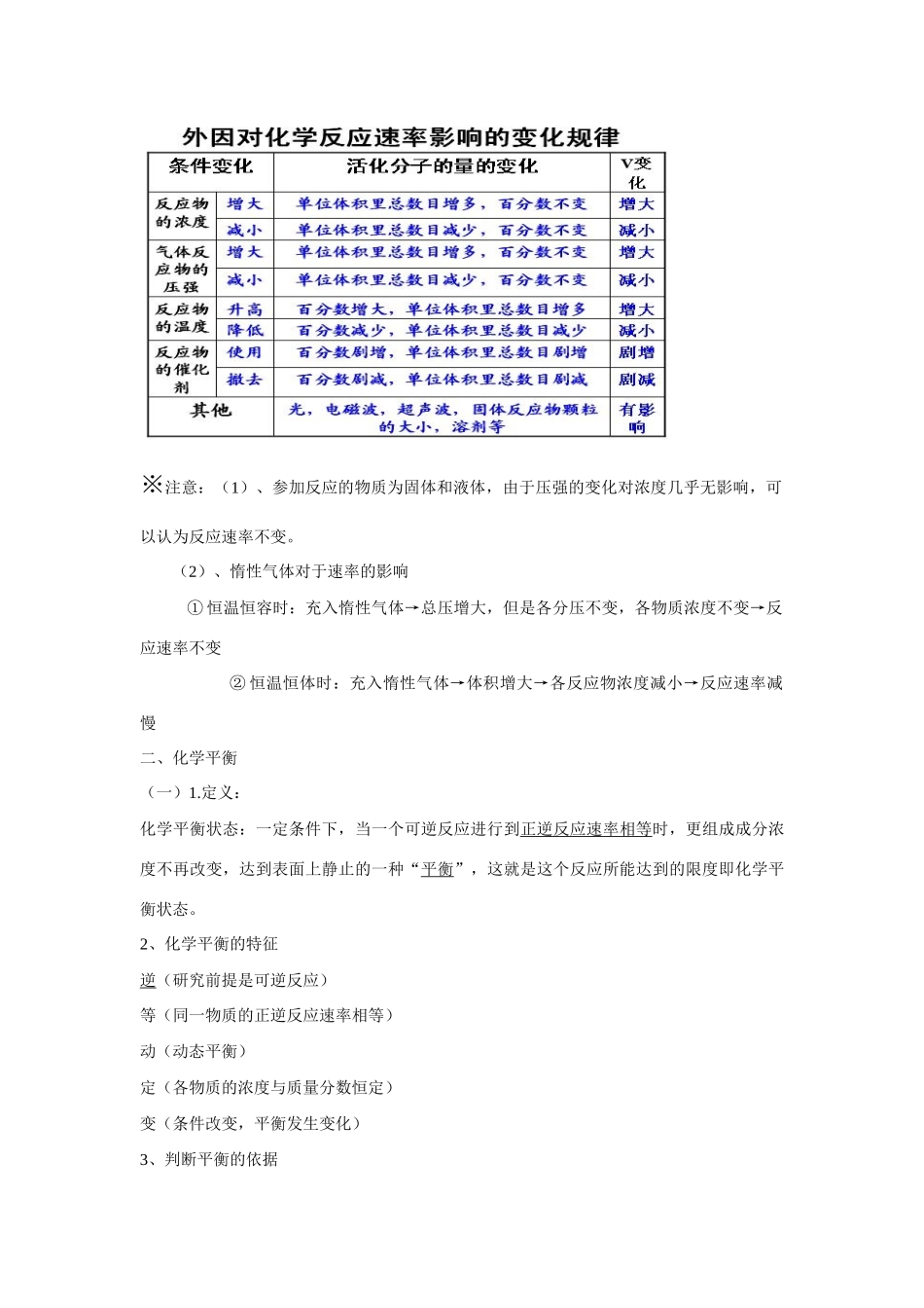 高中化学 化学反应原理知识点总结素材 新人教版选修4_第3页
