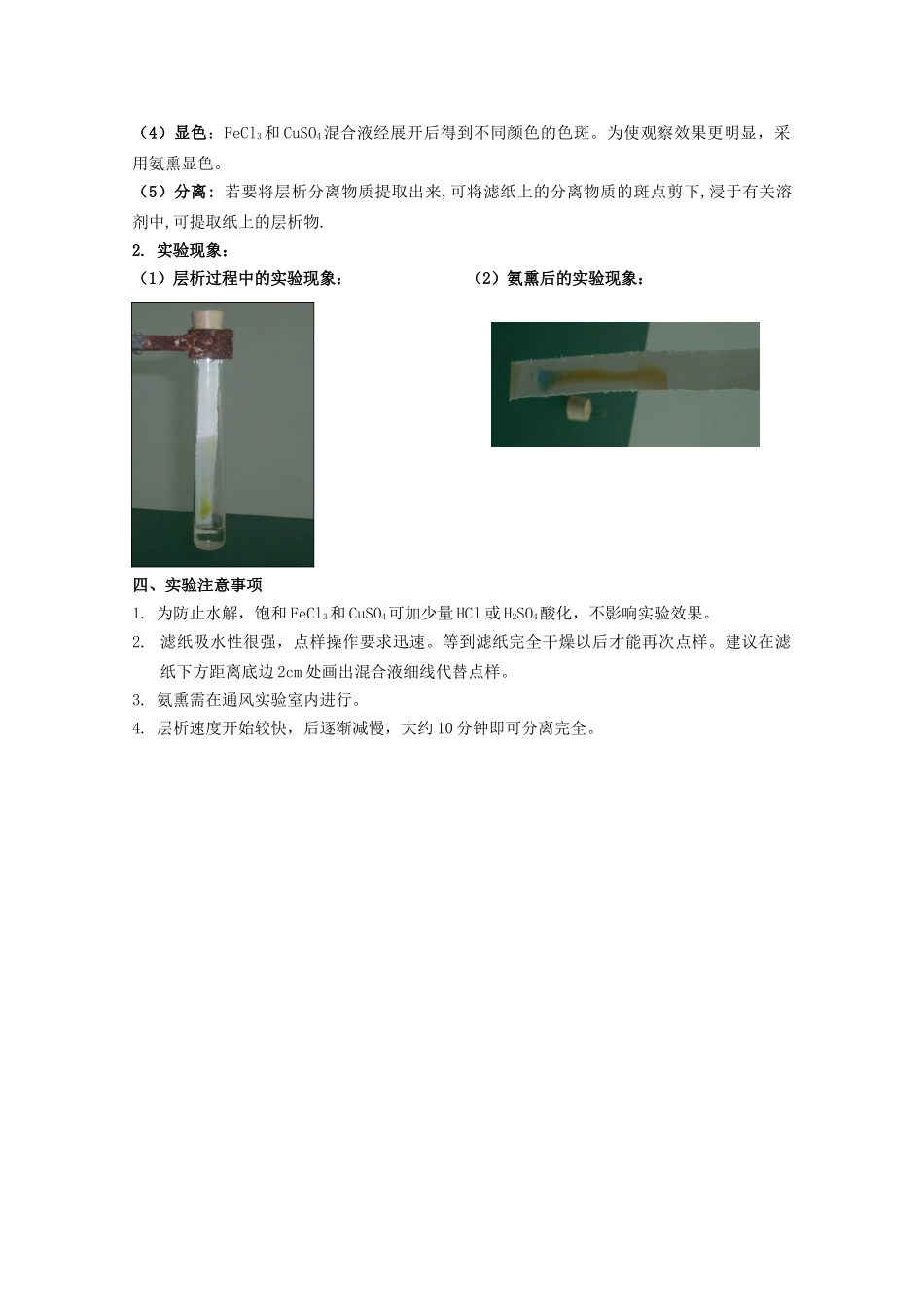 高中化学 专题一 物质的分离与提纯 1.2 用纸层析法分离铁离子和铜离子素材 苏教版选修6-苏教版高二选修6化学素材_第2页