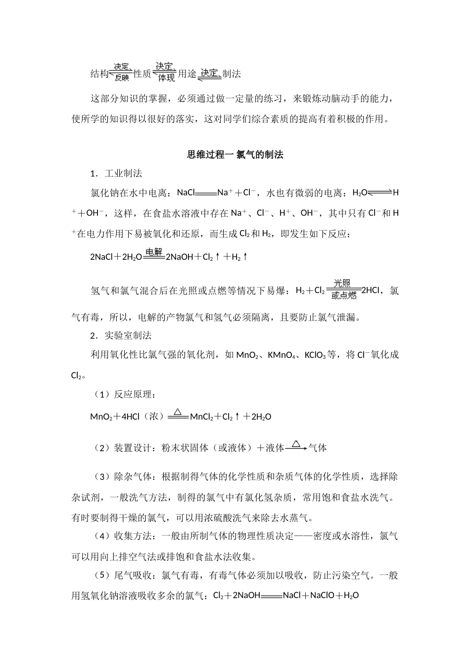 高中化学 氯、溴、碘及其化合物素材 苏教版必修1_第2页