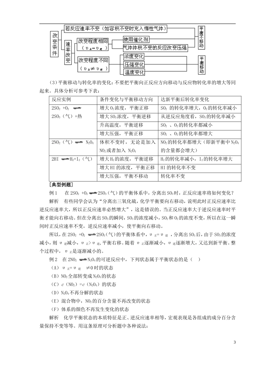 高中化学 第二章《化学反应的方向、限度和速率》教学案 鲁科版选修4_第3页