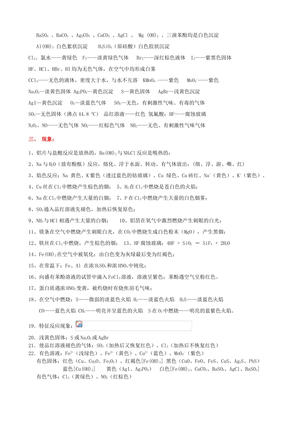 高中化学 详细笔记和总结素材_第2页