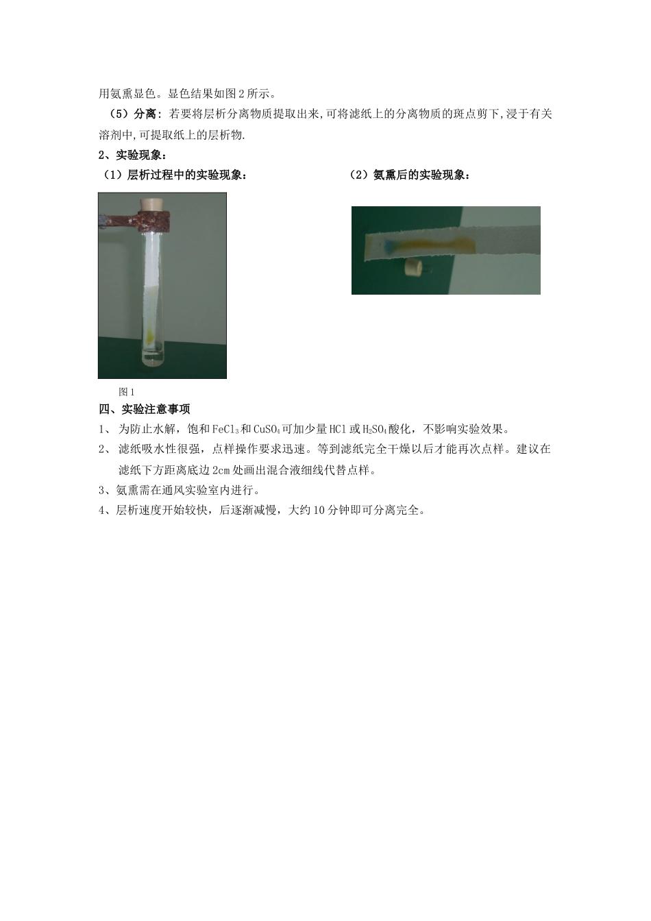 高中化学《用纸层析法分离铁离子和铜离子》文字素材4 苏教版选修6_第2页