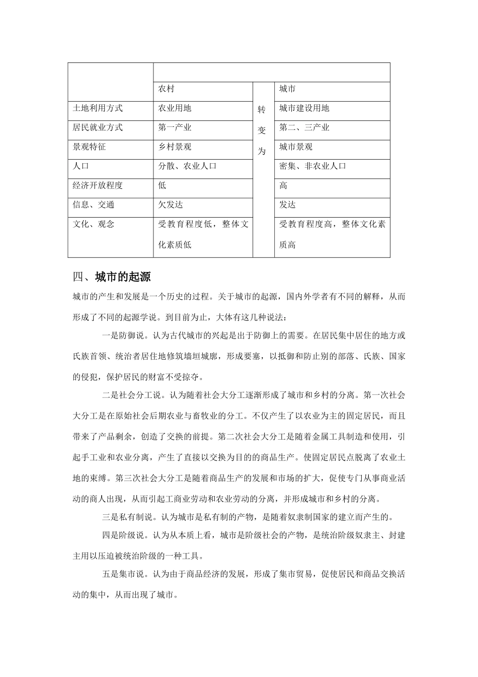 高中地理 城市发展与城市化其他素材 鲁教版必修2_第3页