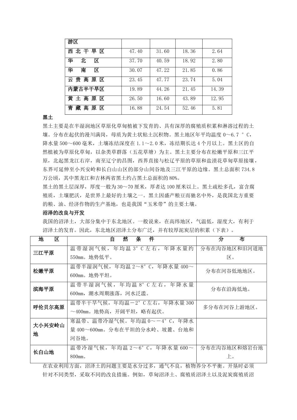 高中地理 8.1《东北地区农林基地建设的地理背景》素材 旧人教版选修2_第3页
