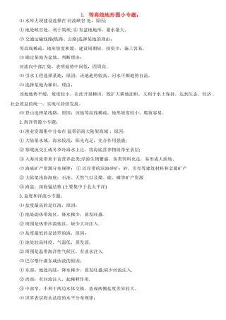 高中地理 23个常见简答题答题规范1素材 人教版