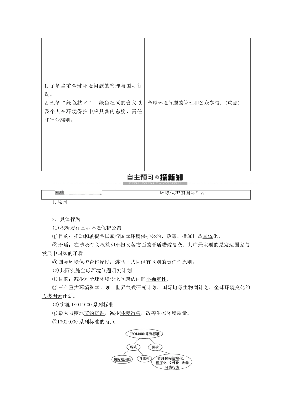 高中地理 第5章 环境管理 第4节 环境保护任重道远学案 湘教版选修6-湘教版高二选修6地理学案_第2页