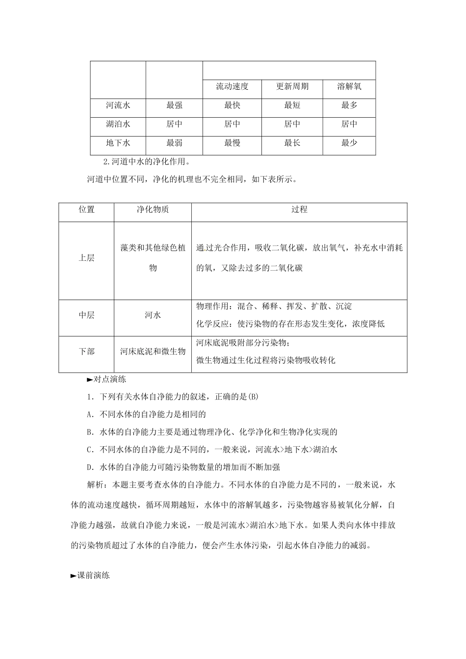 高中地理 第二章 第一节 水污染及其成因学案 新人教版选修6-新人教版高二选修6地理学案_第2页
