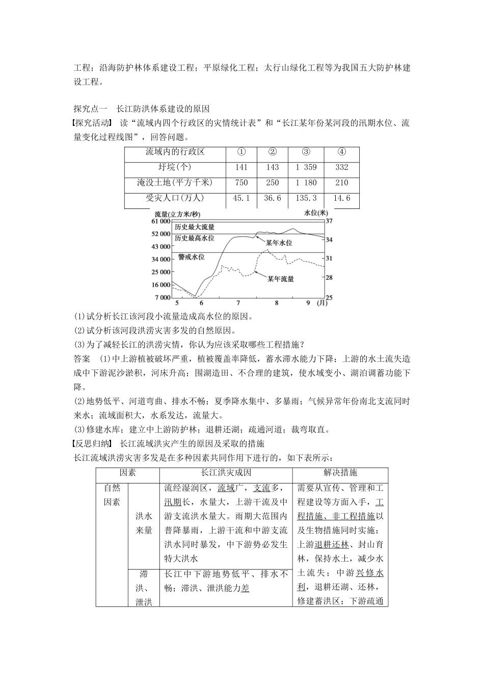 高中地理 第四章 第一节 我国防灾减灾的主要成就学案 湘教版选修5-湘教版高二选修5地理学案_第2页