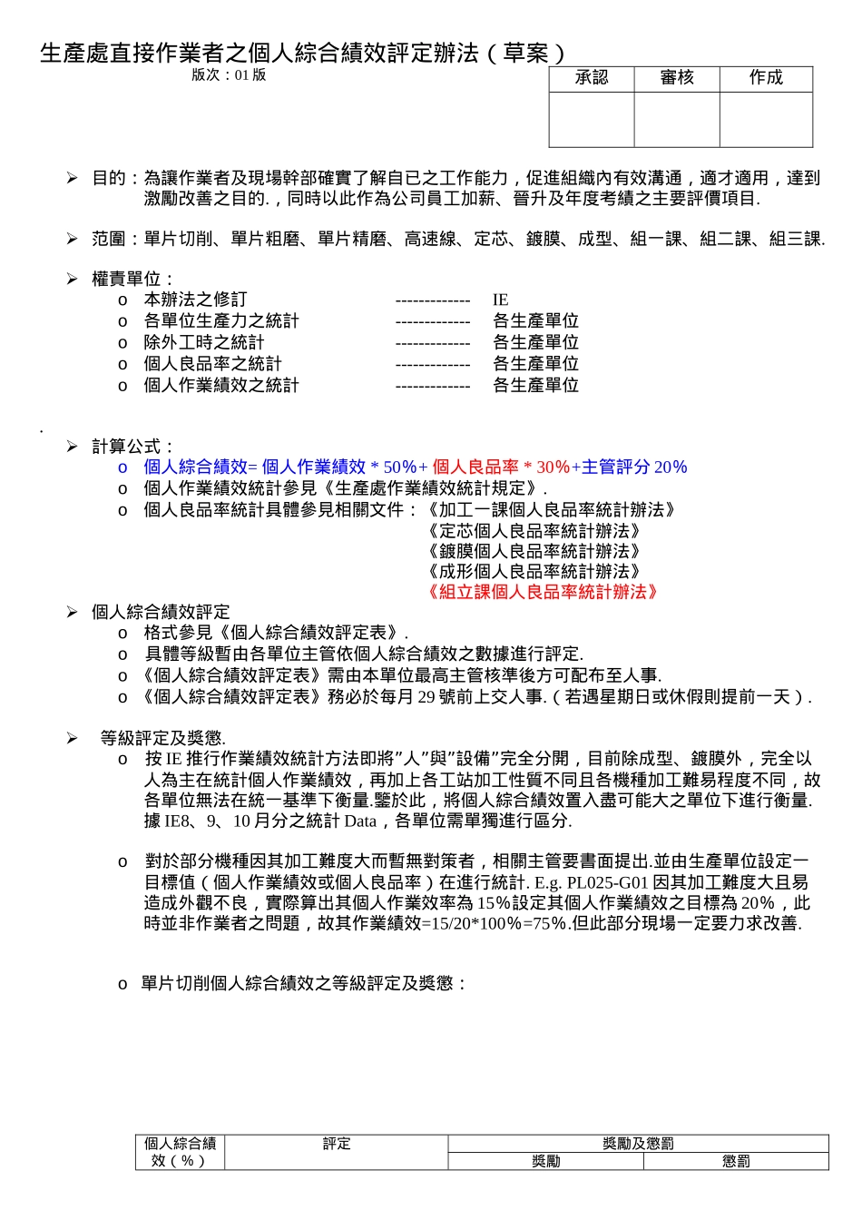 個人綜合績效統計辦法_第1页